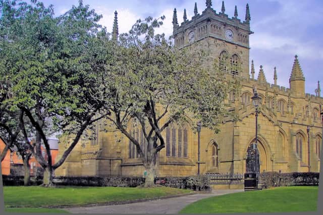 Police were making an arrest in Wigan Parish Church gardens when two women went up to them and asked if they were selling
