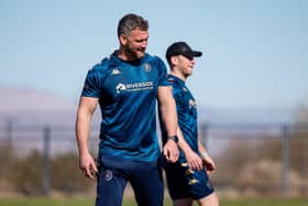 Sean O’Loughlin oversees Warriors training in Las Vegas