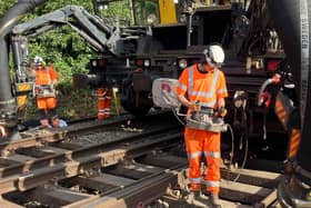 Network Rail said engineering work had been planned to keep disruption to a minimum over the bank holiday weekend