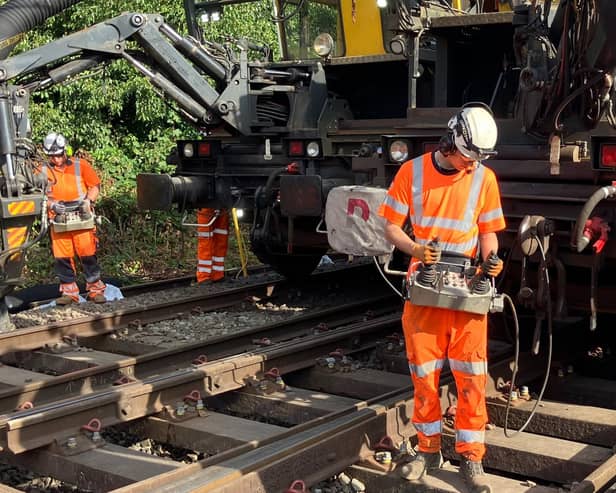 Network Rail said engineering work had been planned to keep disruption to a minimum over the bank holiday weekend