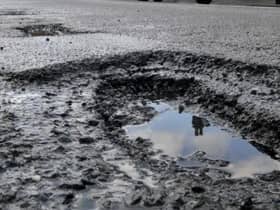 Potholes are on the increase