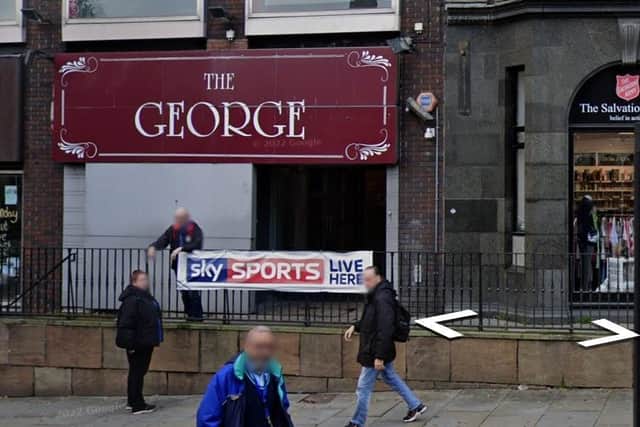 The George on Wallgate outside which the attack took place
