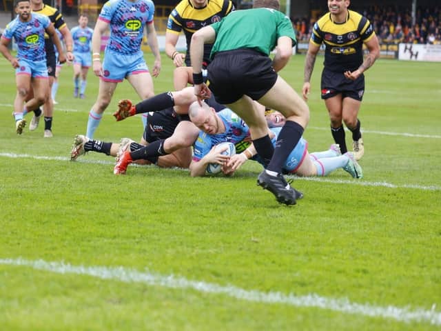 Liam Marshall scored four in the Challenge Cup quarter-final triumph over Castleford Tigers