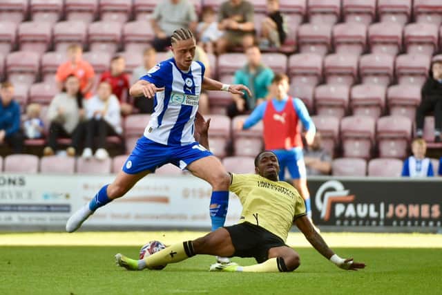 Thelo Aasgaard came closest to opening the scoring for Latics