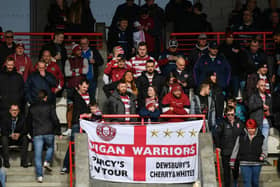 Wigan Warriors fans at Craven Park.