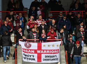 Wigan Warriors fans at Craven Park.