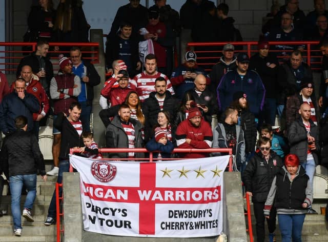 Wigan Warriors fans at Craven Park.