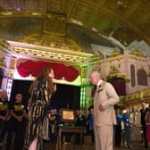 Photo Neil Cross;  Prince of Wales visit to Morecambe Winter Gardens
