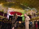 Photo Neil Cross;  Prince of Wales visit to Morecambe Winter Gardens