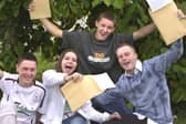 Cheering results for Marcus Tiernan, Nicola Sharrock, Chris Broom and Danny Constable at Cansfield. GCSE