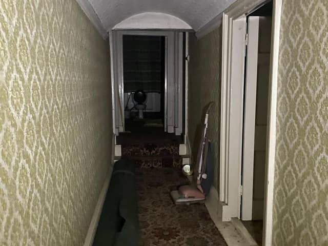 A gloomy corridor