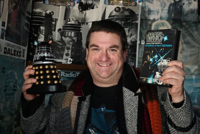 Doctor Who fan Brian Mattocks from Ashton-in-Makerfield.