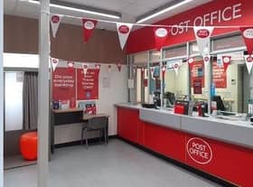 Shot of the newly revamped Post Office in Standish