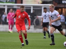 Scott Smith in action at Bamber Bridge