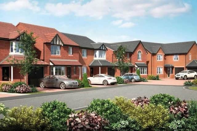 An artist's impression of what the Bellway Homes’ 105-home development in Mosley Common, Tyldesley could look like.