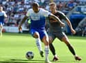 Josh Magennis in action against Bristol City