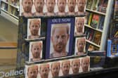 Prince Harry's book, Spare, is on sale today on the launch date of the book at half price at Waterstones, Grand Arcade, Wigan.