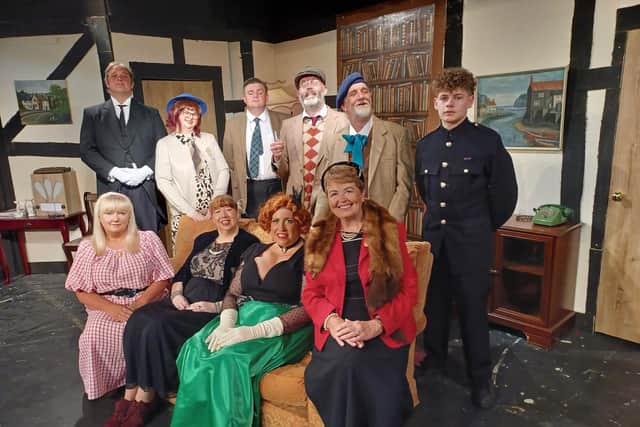The cast of the St Michael's ADS production of Murdered to Death