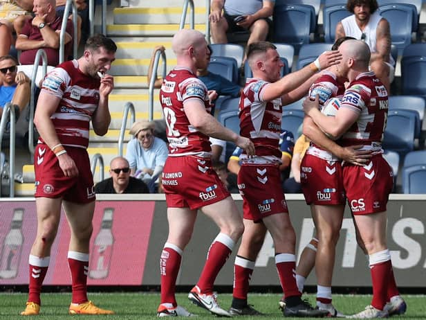 Wigan Warriors overcame Leeds Rhinos at Headingley
