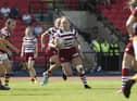 Wigan Warriors Women booked their place in the play-offs with a victory over Huddersfield (Credit: John Baldwin)
