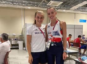 Keely Hodgkinson and Ella Toone at last year's Olympics