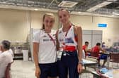 Keely Hodgkinson and Ella Toone at last year's Olympics