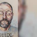An artist's image of the man whose body was found in Rivington on December 7, 2023