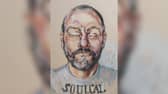 An artist's image of the man whose body was found in Rivington on December 7, 2023