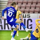 Thelo Aasgaard rifles home the Latics equaliser at the beginning of the second period
