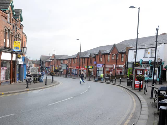 General view of Ashton town centre