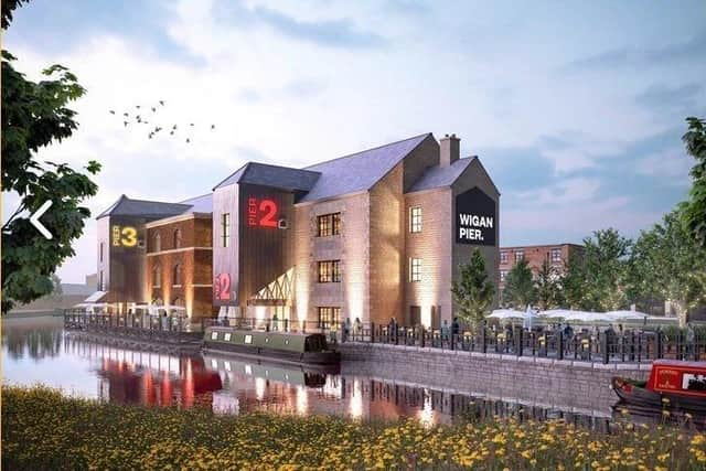 Wigan Pier 2 building - artistic impression of its redesign