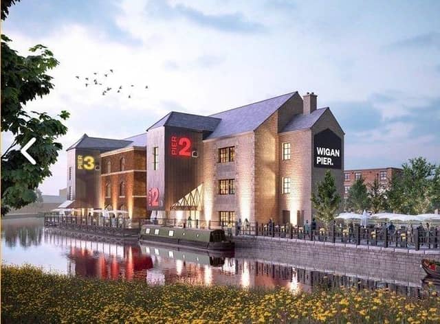 Wigan Pier 2 building - artistic impression of its redesign
