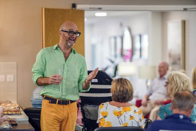 BBC antique expert David Harper was a guest for the Brideoake opening