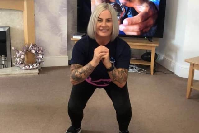 Senior Carer at Ash Tree House residential and dementia care home in Wigan, Caroline Knowles, tackled the April Squat Challenge to raise money for the Alzheimer’s Society.