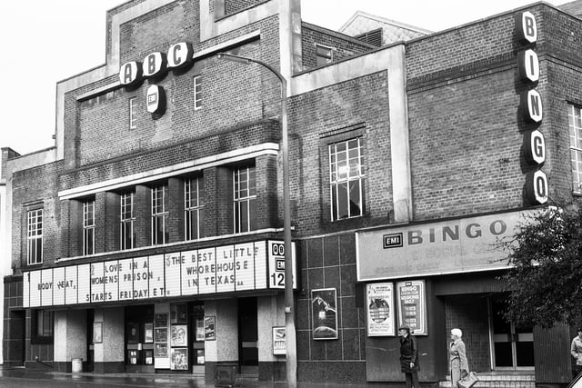 The ABC or Ritz cinema and EMI bingo club in December 1982.