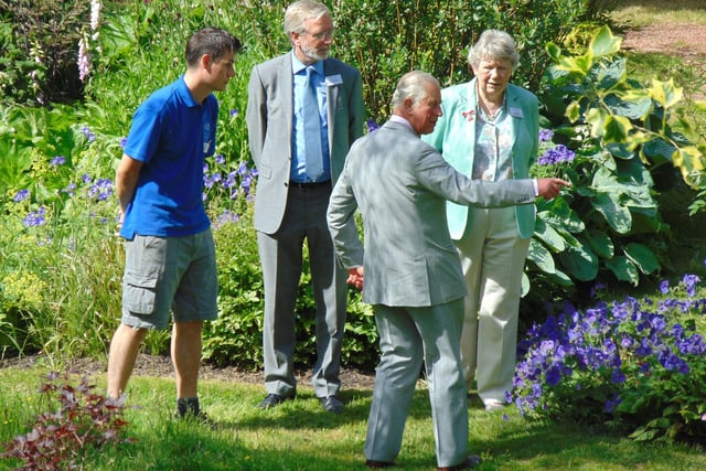 Trust chairwoman Sylvia Russell was surprised but delighted to receive a generous donation from Prince Charles.