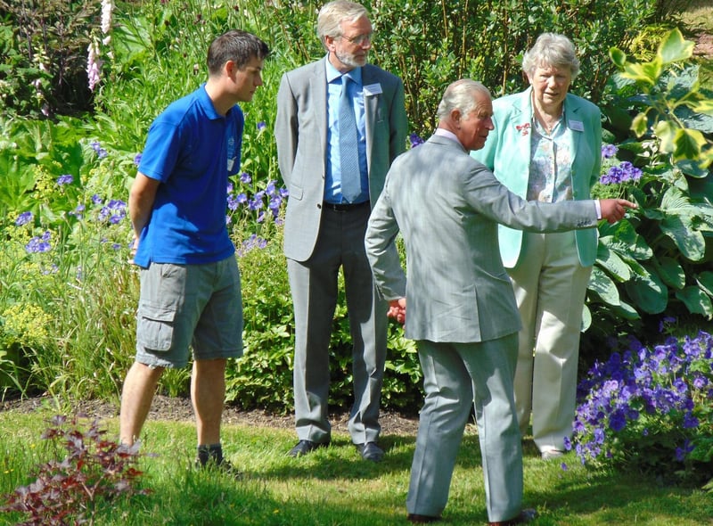 Trust chairwoman Sylvia Russell was surprised but delighted to receive a generous donation from Prince Charles.