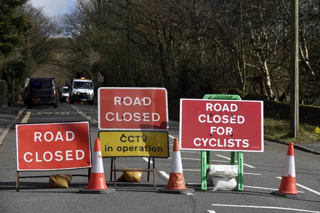 The latest expected works list shows that three closures already in place are expected to carry on this week