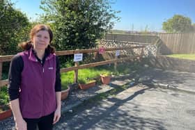 Sam Evans is one of the Friends of Crab Tree Lane disputing developer Bloor's rights to build an access road through this site