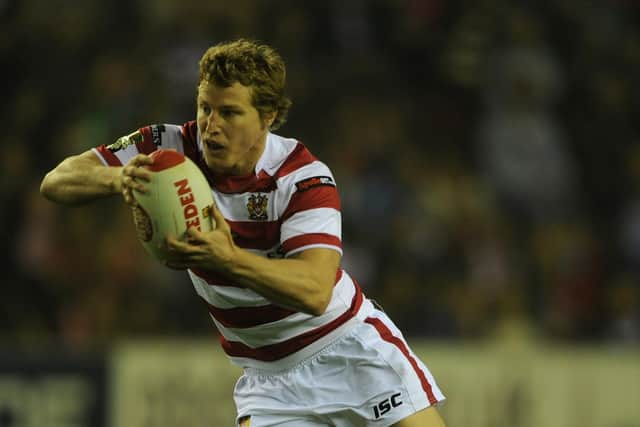 Brett Finch in action for Wigan