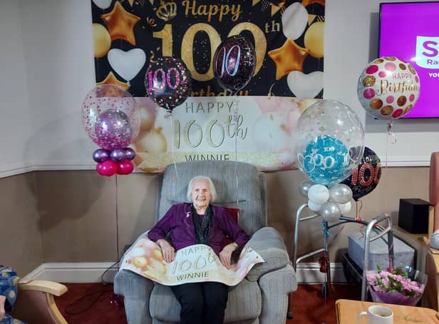 Winifred Vernazza celebrates her 100th birthday