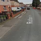 The motorcyclist was travelling along Rutland Road when he lost control of his bike