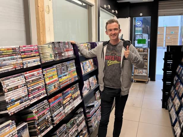 Luke Marsden in the newly reopened Games N More