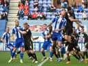 Tom Naylor heads home against Cambridge