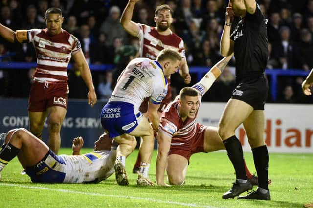 Brad O'Neill went over in the first half