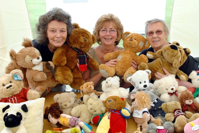 St Mark's CE Church parishioners June Sharkey, Margaret Jennings and Audrey Bromley on a toy stall at a Hope in the Park event in 2009