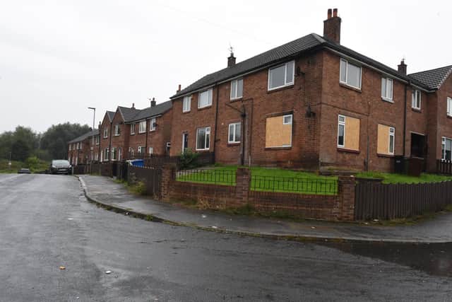 General view of Viscount Road, Marsh Green, Wigan - scene of a police incident.