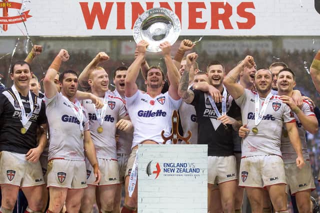 England completed a test series win against New Zealand in their last outing at the DW Stadium