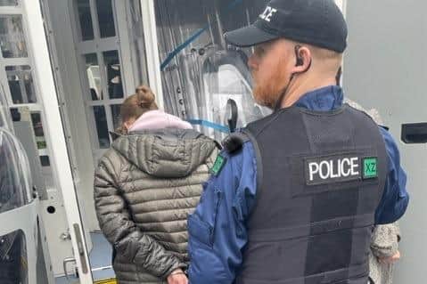 Four were arrested during drugs raids at two properties in Scholes