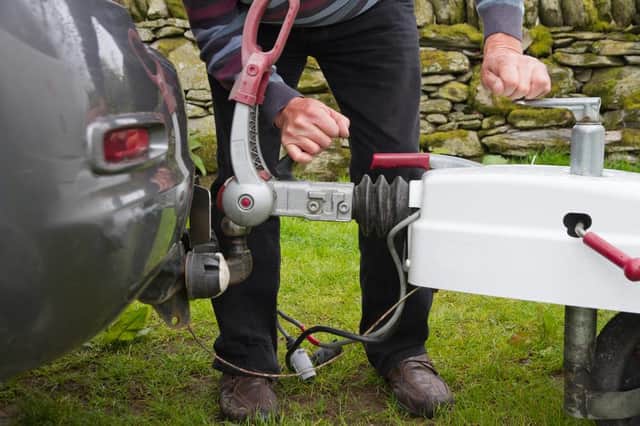You must make sure your caravan/trailer is hitched securely with all breakaway and electrical cables correctly attached